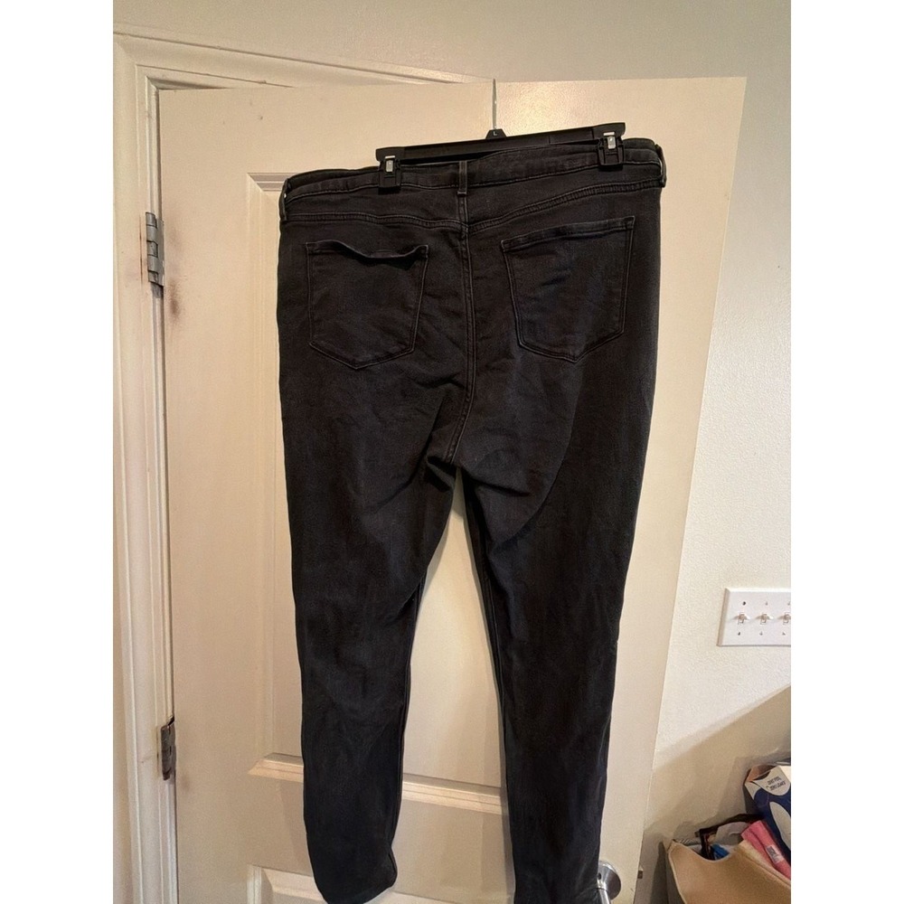 Old Navy High-Rise Super Skinny Black Jeans Size 16 - Picture 3 of 3